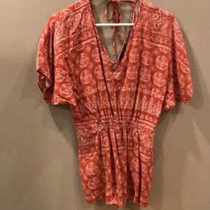 Light orange Forever 21 romper